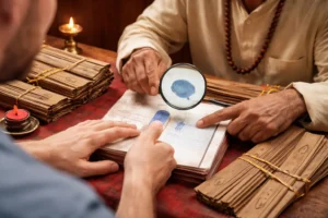 How Are Nadi Leaves Matched by Thumb Impression?